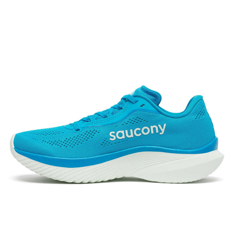 Women's Saucony Kinvara 15 Blue - opposite side profile