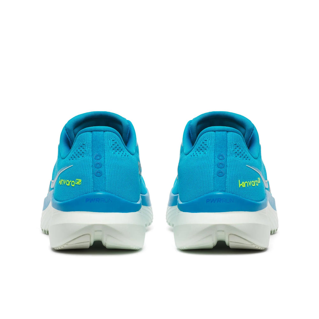 Women's Saucony Kinvara 15 Blue - heel view