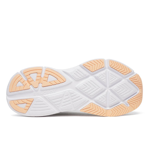 Women's Saucony Guide 18 Navy Apricot - outsole