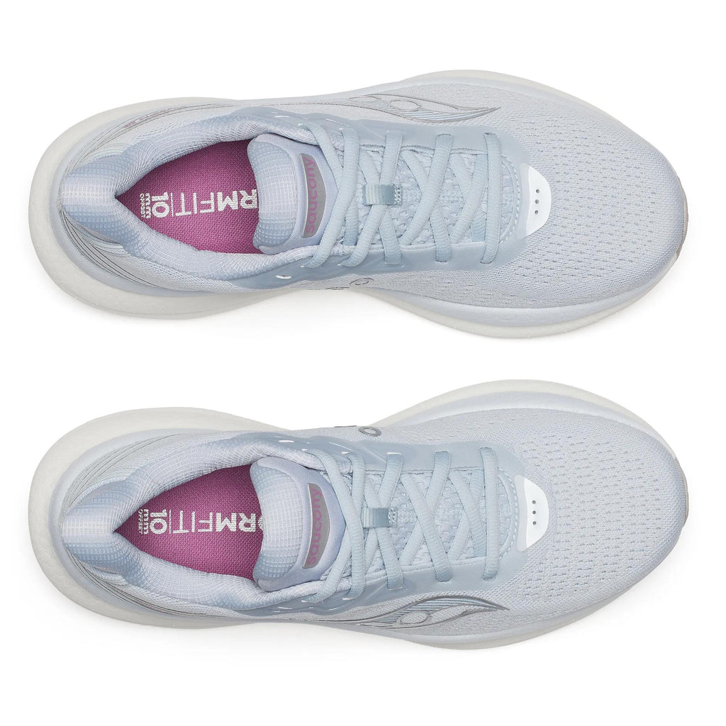 Women's Saucony Triumph 23 Vapor Arctic - top down view