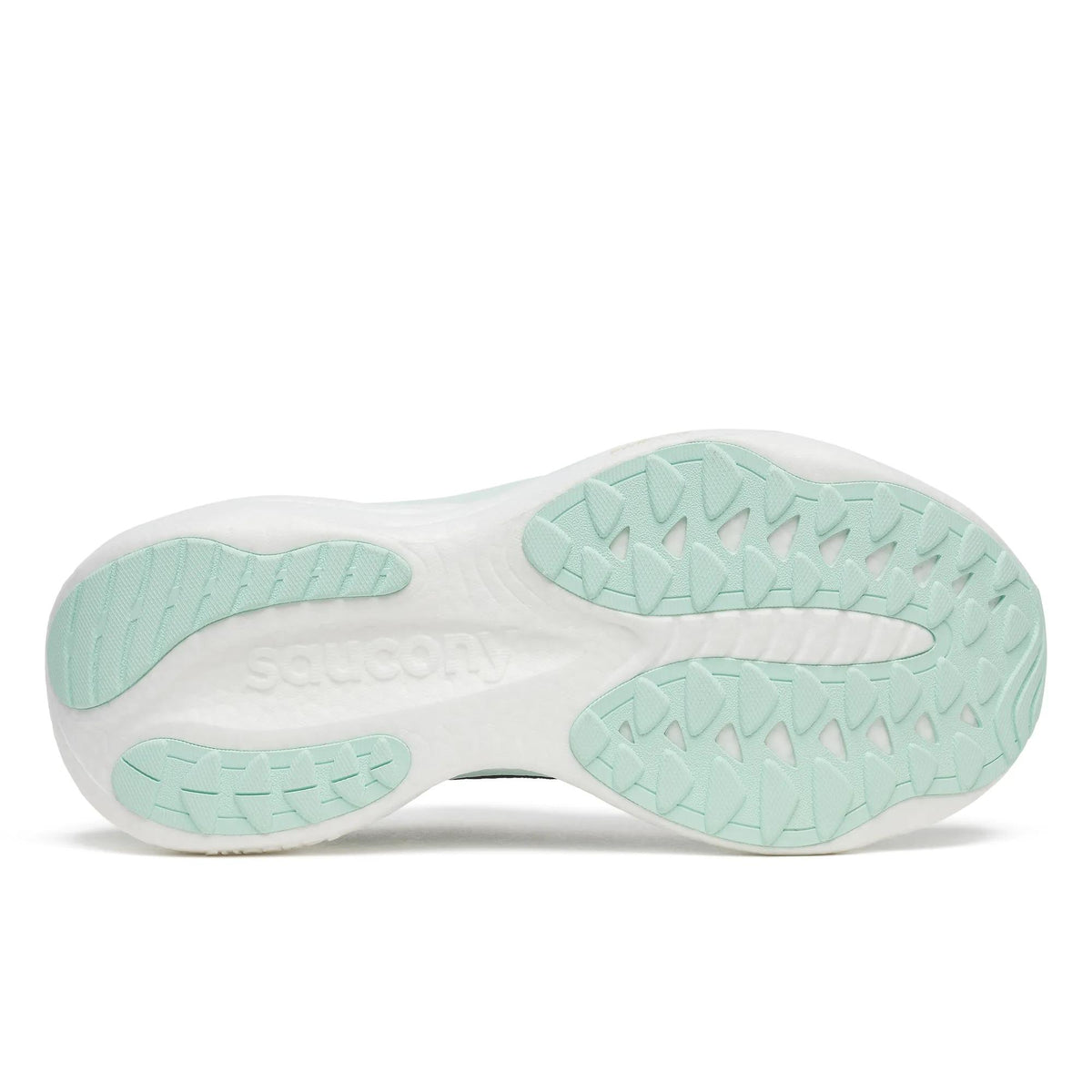 Women's Saucony Ride 19 Navy Aqua - outsole