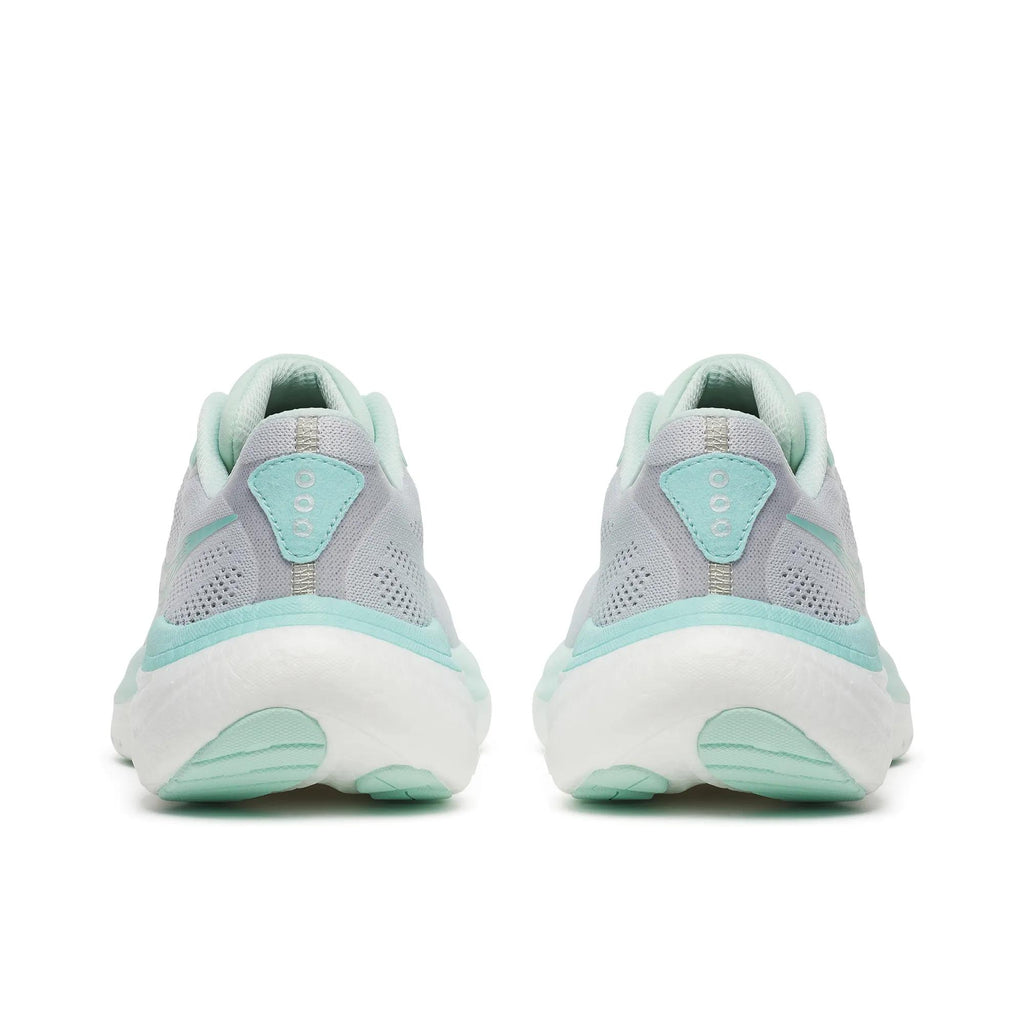 Women's Saucony Ride 19 Cloud Aqua - heel view