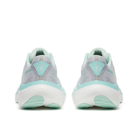 Women's Saucony Ride 19 Cloud Aqua - heel view