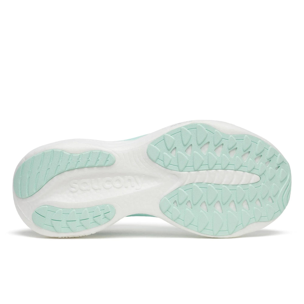 Women's Saucony Ride 19 Cloud Aqua - outsole
