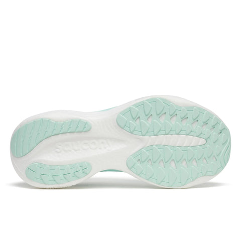 Women's Saucony Ride 19 Cloud Aqua - outsole