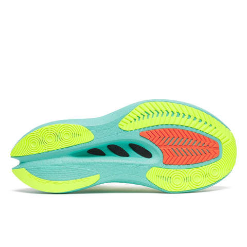 Women's Saucony Endorphin Pro 5 White Splash - outsole