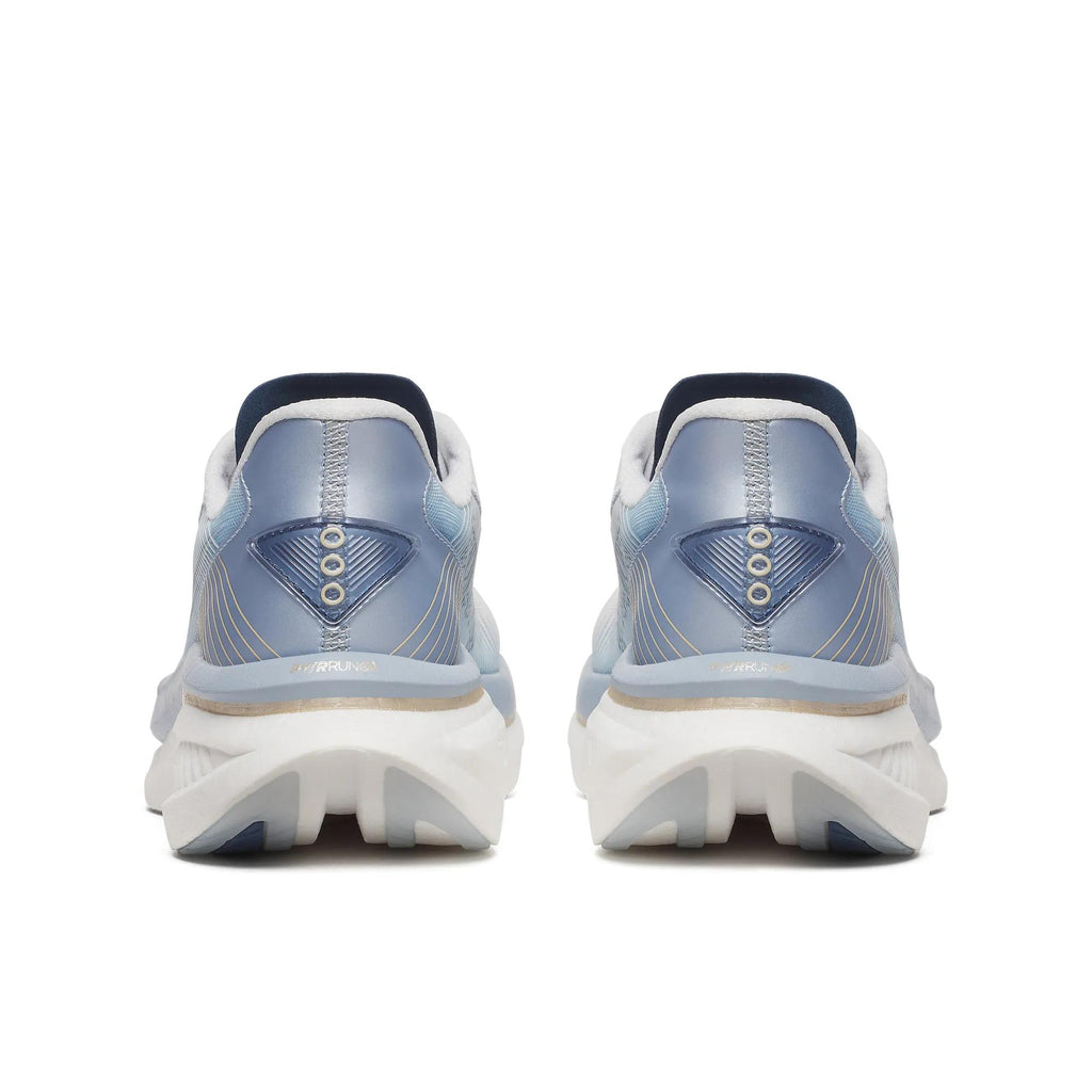Women's Saucony Endorphin Azura White Celestial - heel view