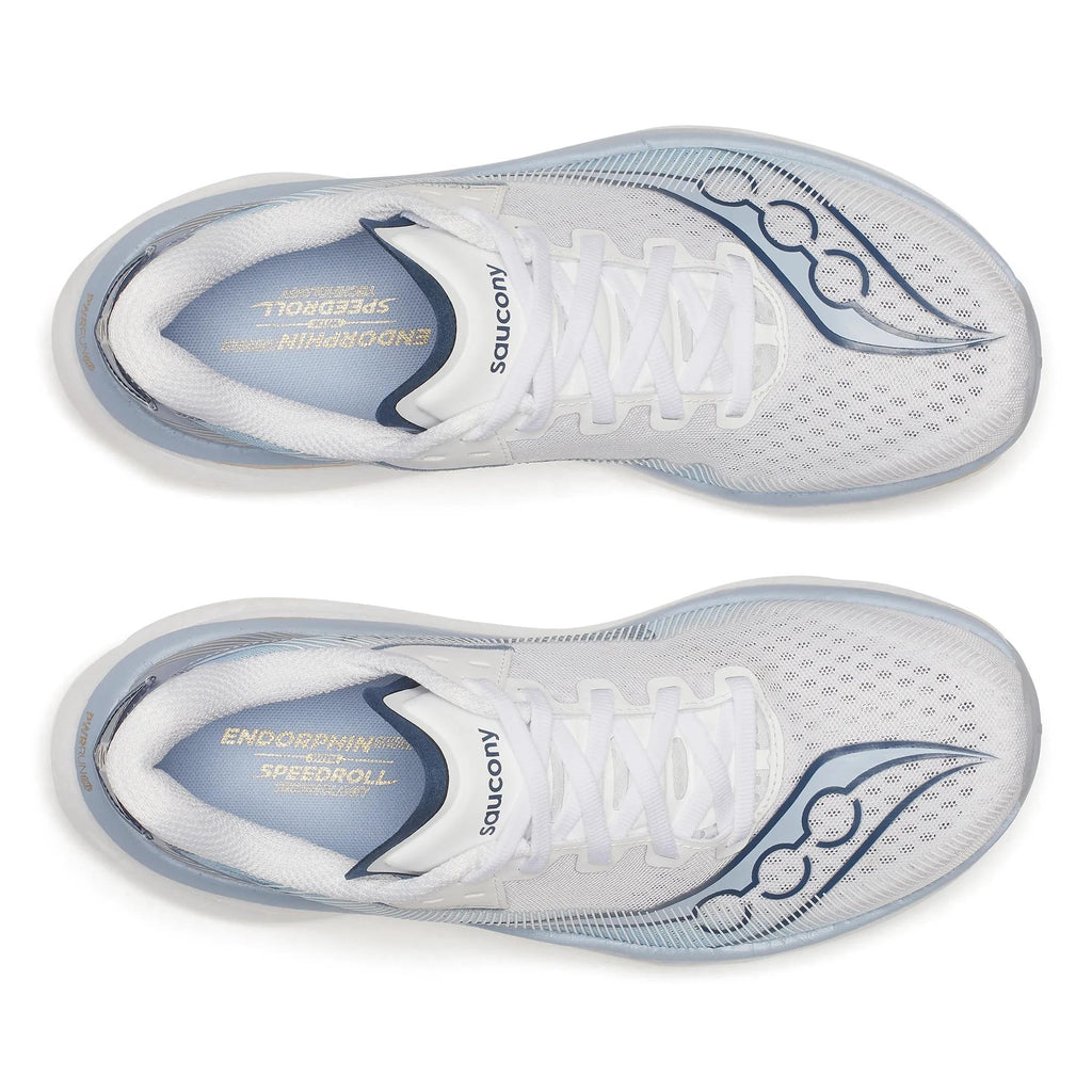 Women's Saucony Endorphin Azura White Celestial - top down view