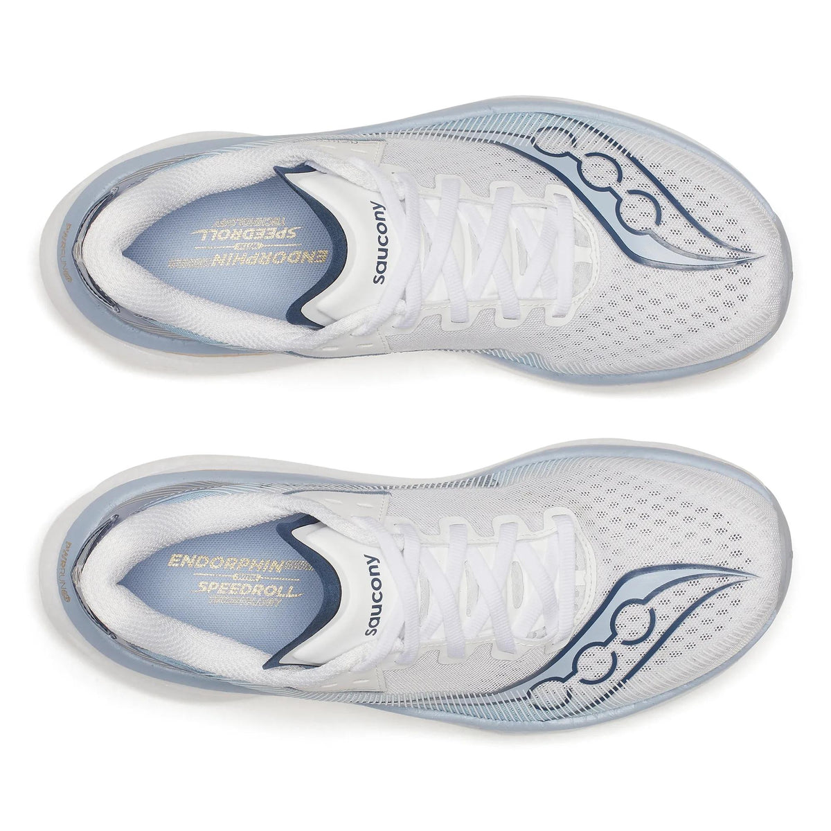 Women's Saucony Endorphin Azura White Celestial - top down view