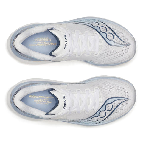 Women's Saucony Endorphin Azura White Celestial - top down view