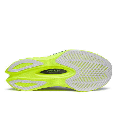 Men's Saucony Endorphin Pro 4 Navy Citron - outsole