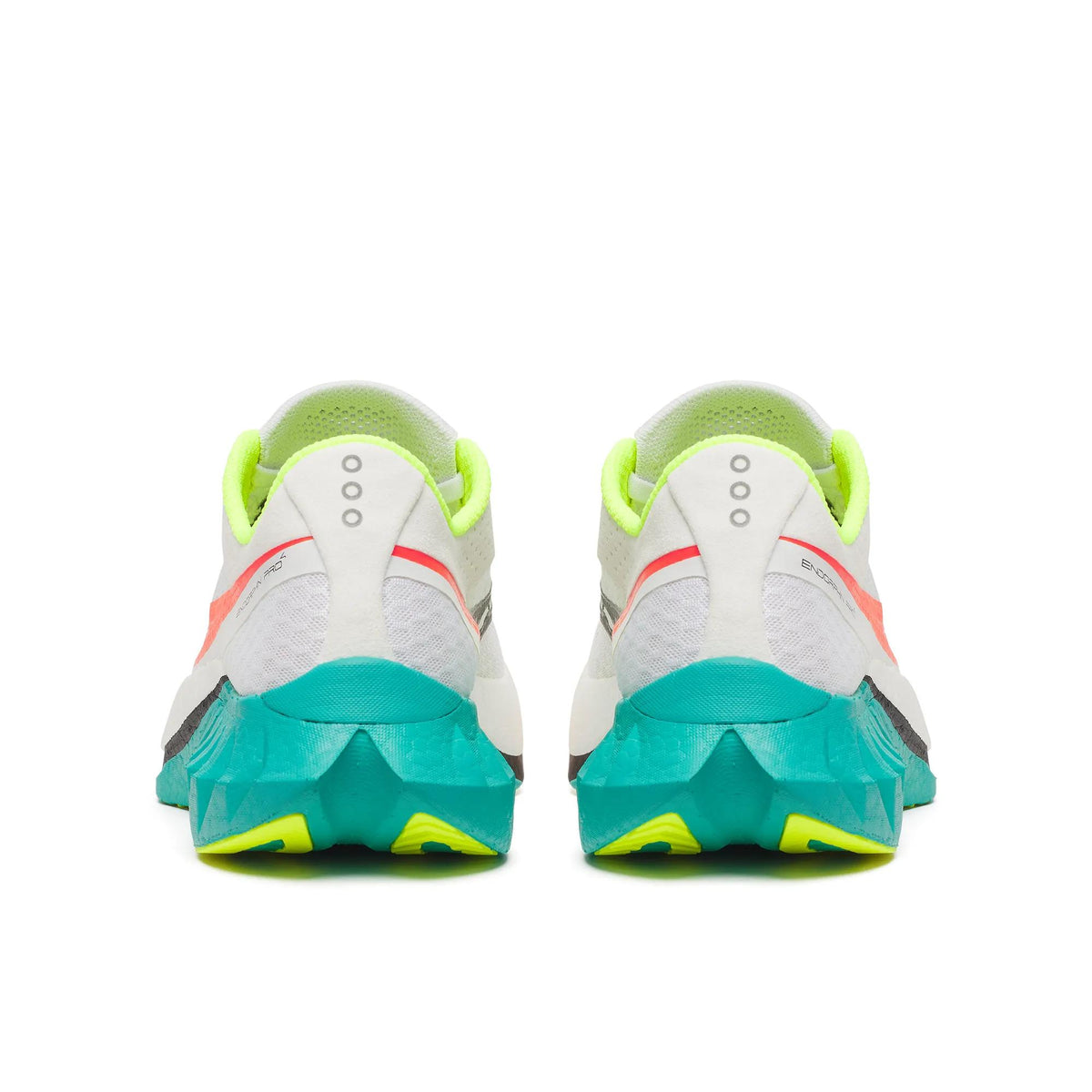 Men's Saucony Endorphin Pro 4 White Mutant - heel view