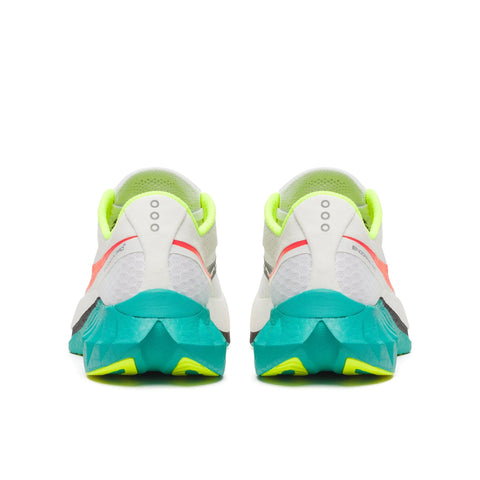 Men's Saucony Endorphin Pro 4 White Mutant - heel view