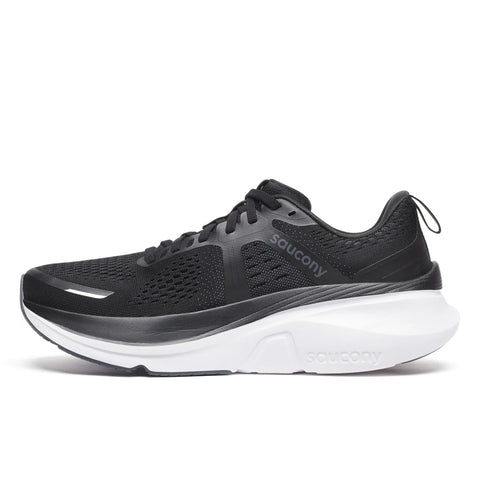 Men's Saucony Guide 18 Black White - opposite side profile