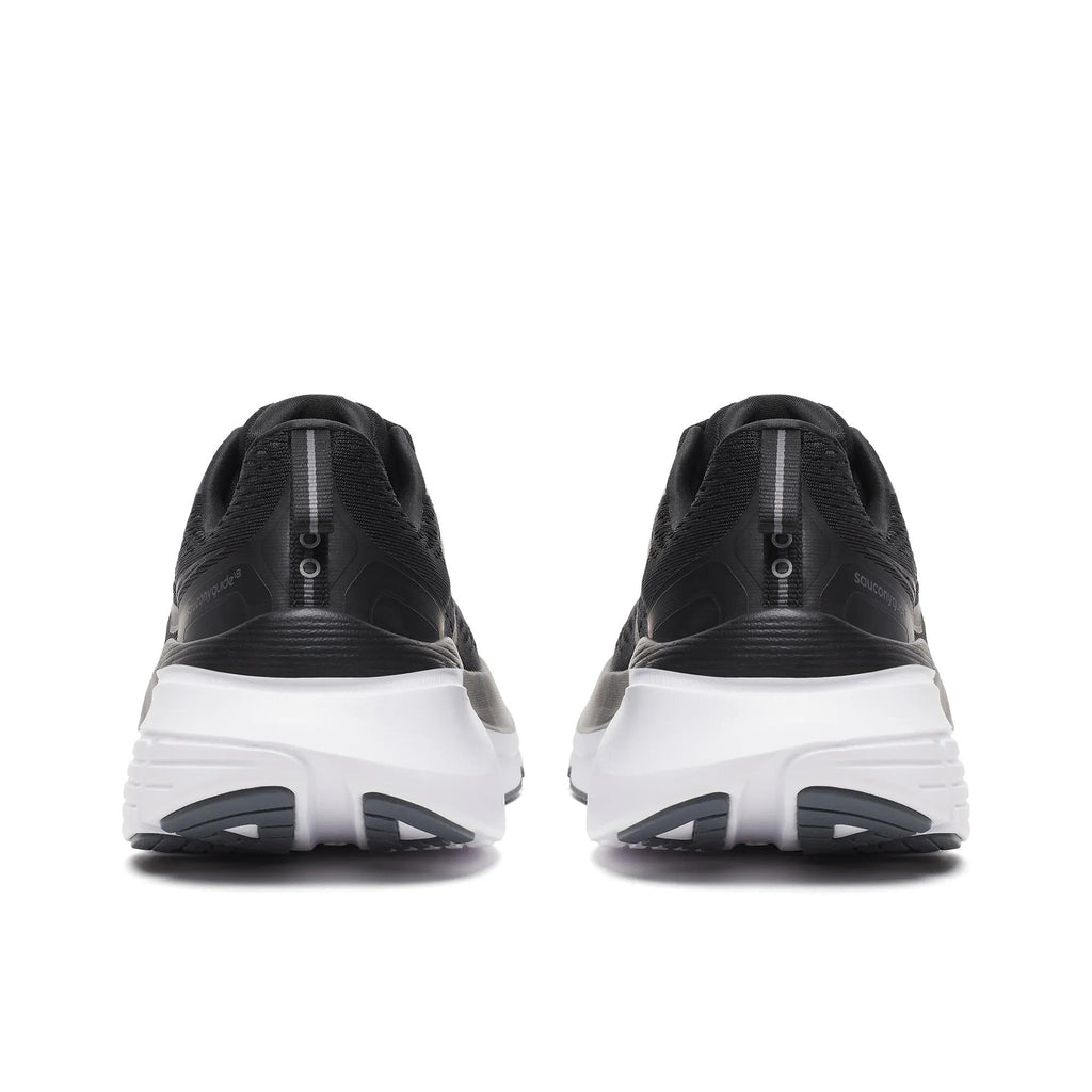 Men's Saucony Guide 18 Black White - heel view