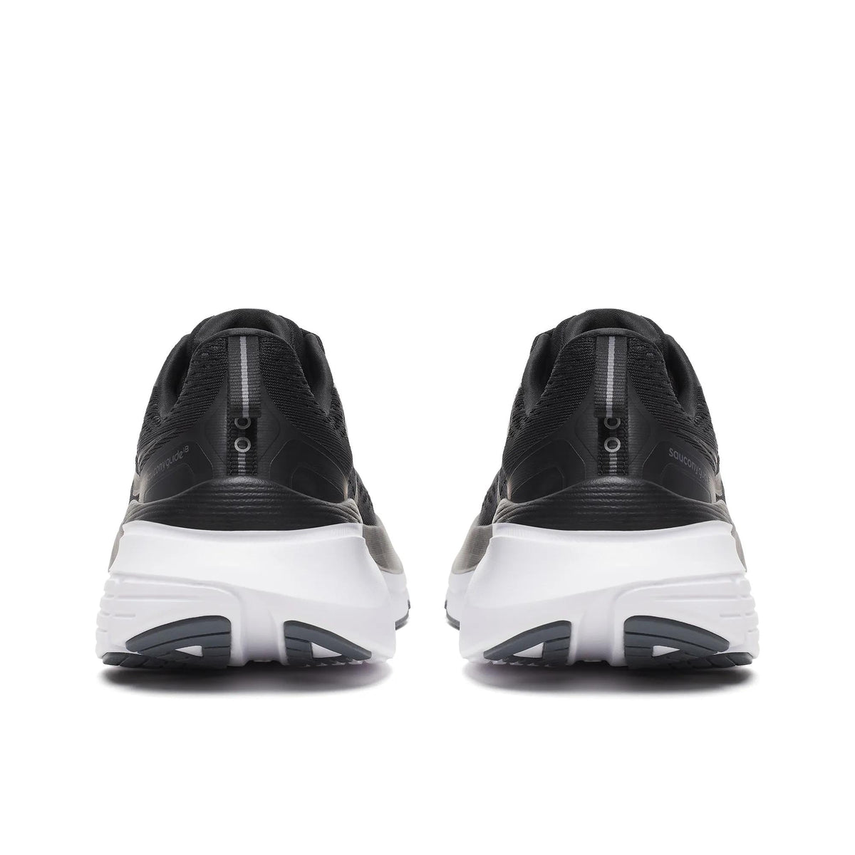 Men's Saucony Guide 18 Black White - heel view