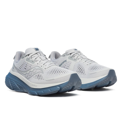 Men's Saucony Guide 18 Fossil Dusk - pair, three quarter angle