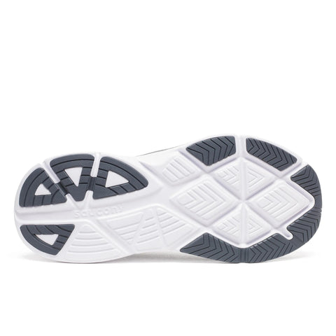 Men's Saucony Guide 18  (Wide 2E) Black White - outsole