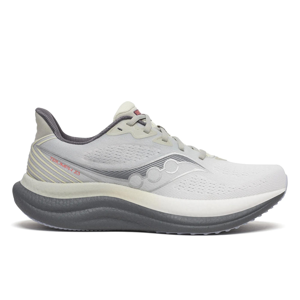 Men's Saucony Triumph 23 Grey Shadow - lateral side profile