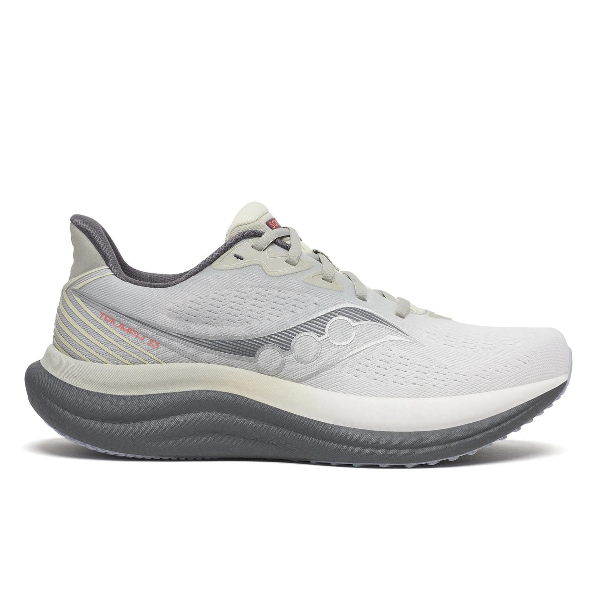 Men's Saucony Triumph 23 Grey Shadow - lateral side profile