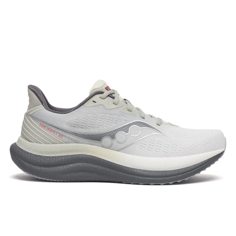 Men's Saucony Triumph 23 Grey Shadow - lateral side profile