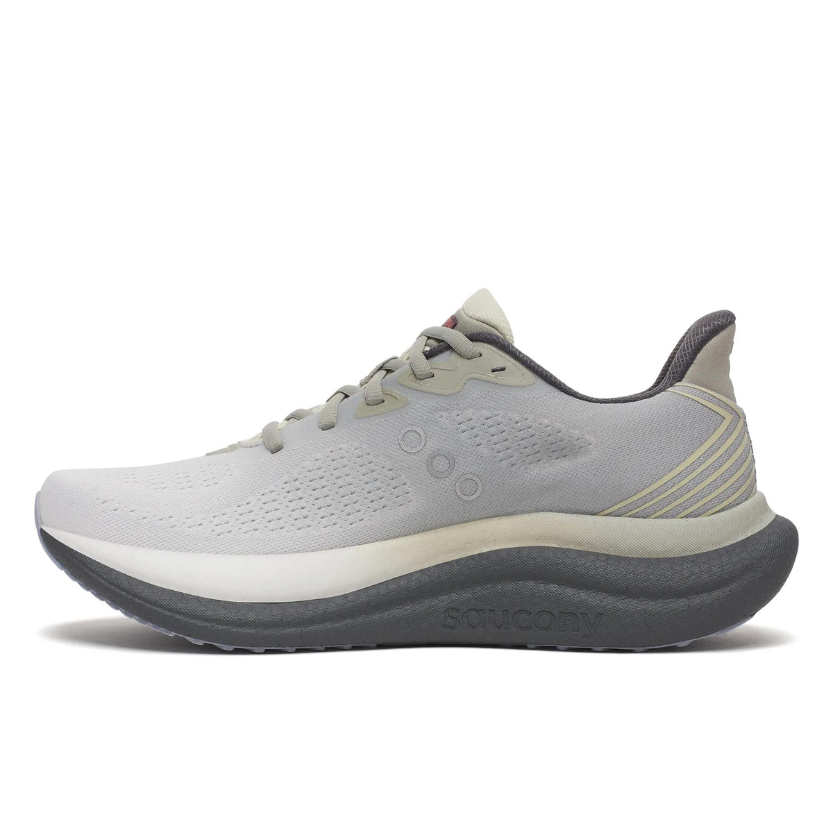 Men's Saucony Triumph 23 Grey Shadow - opposite side profile