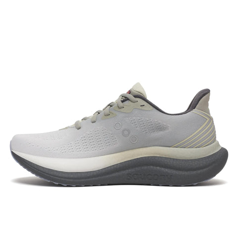 Men's Saucony Triumph 23 Grey Shadow - opposite side profile