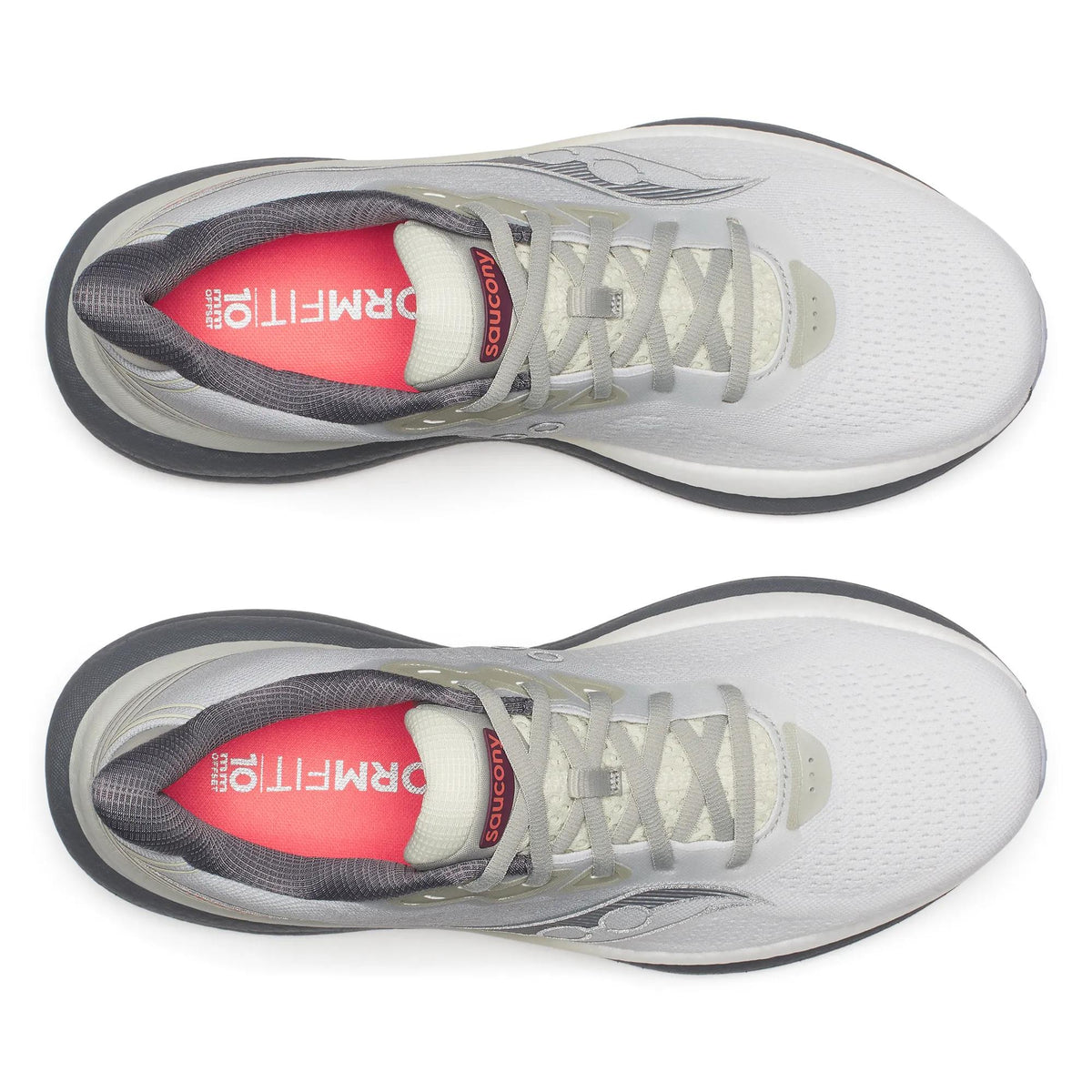 Men's Saucony Triumph 23 Grey Shadow - top down view