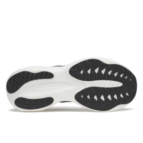 Men's Saucony Ride 19 Black Silver - outsole