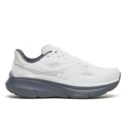 Men's Saucony Guide 19 White Shadow - lateral side profile