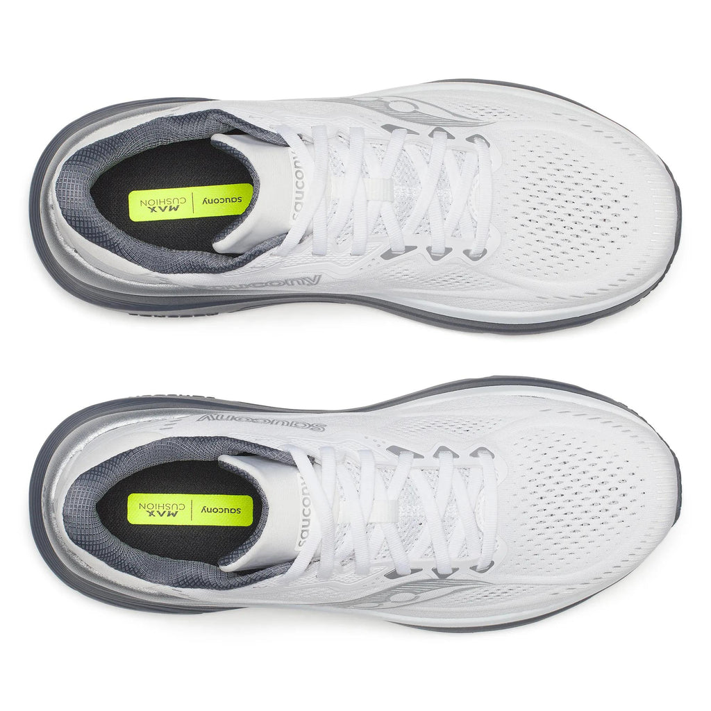 Men's Saucony Guide 19 White Shadow - top down view