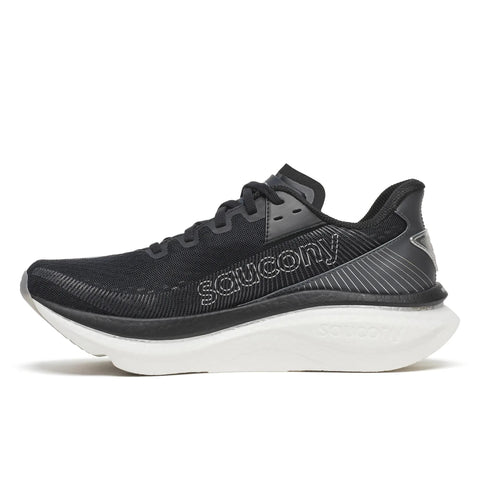 Men's Saucony Endorphin Azura Black White - opposite side profile