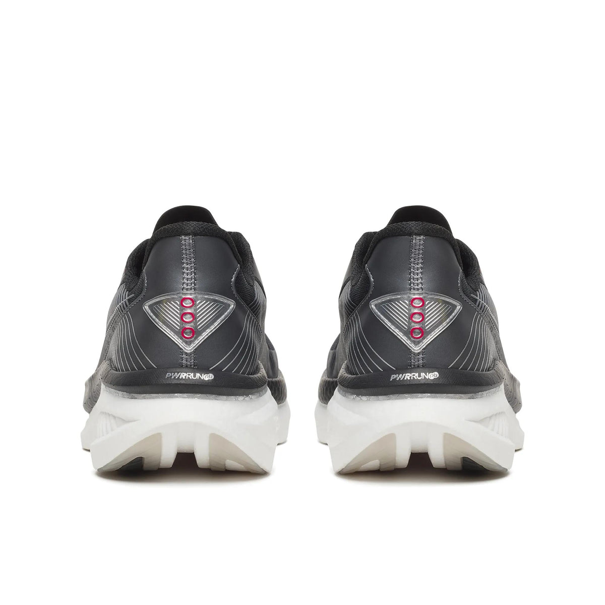 Men's Saucony Endorphin Azura Black White - heel view