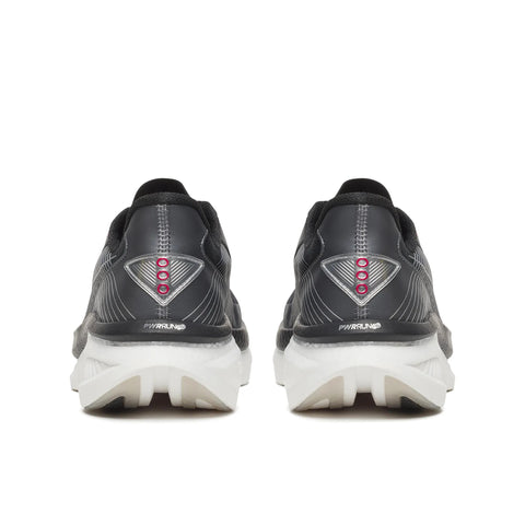 Men's Saucony Endorphin Azura Black White - heel view