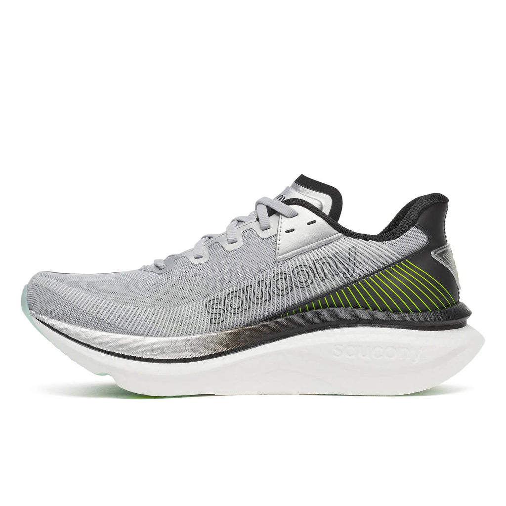 Men's Saucony Endorphin Azura Silver Black - opposite side profile