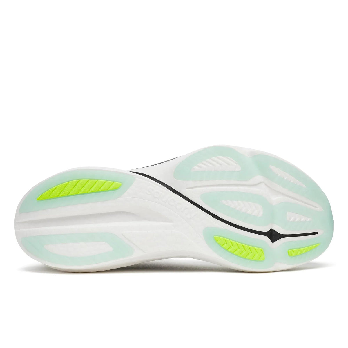 Men's Saucony Endorphin Azura Silver Black - outsole