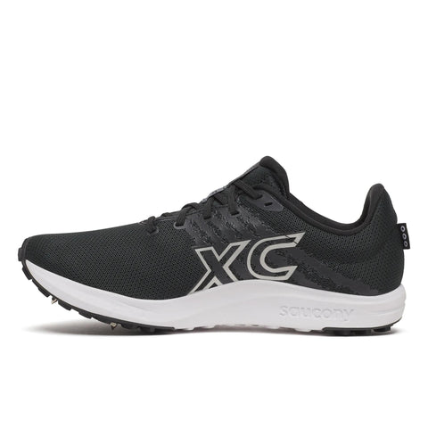 Unisex Saucony Kilkenny XC Spike 10 Black White - opposite side profile