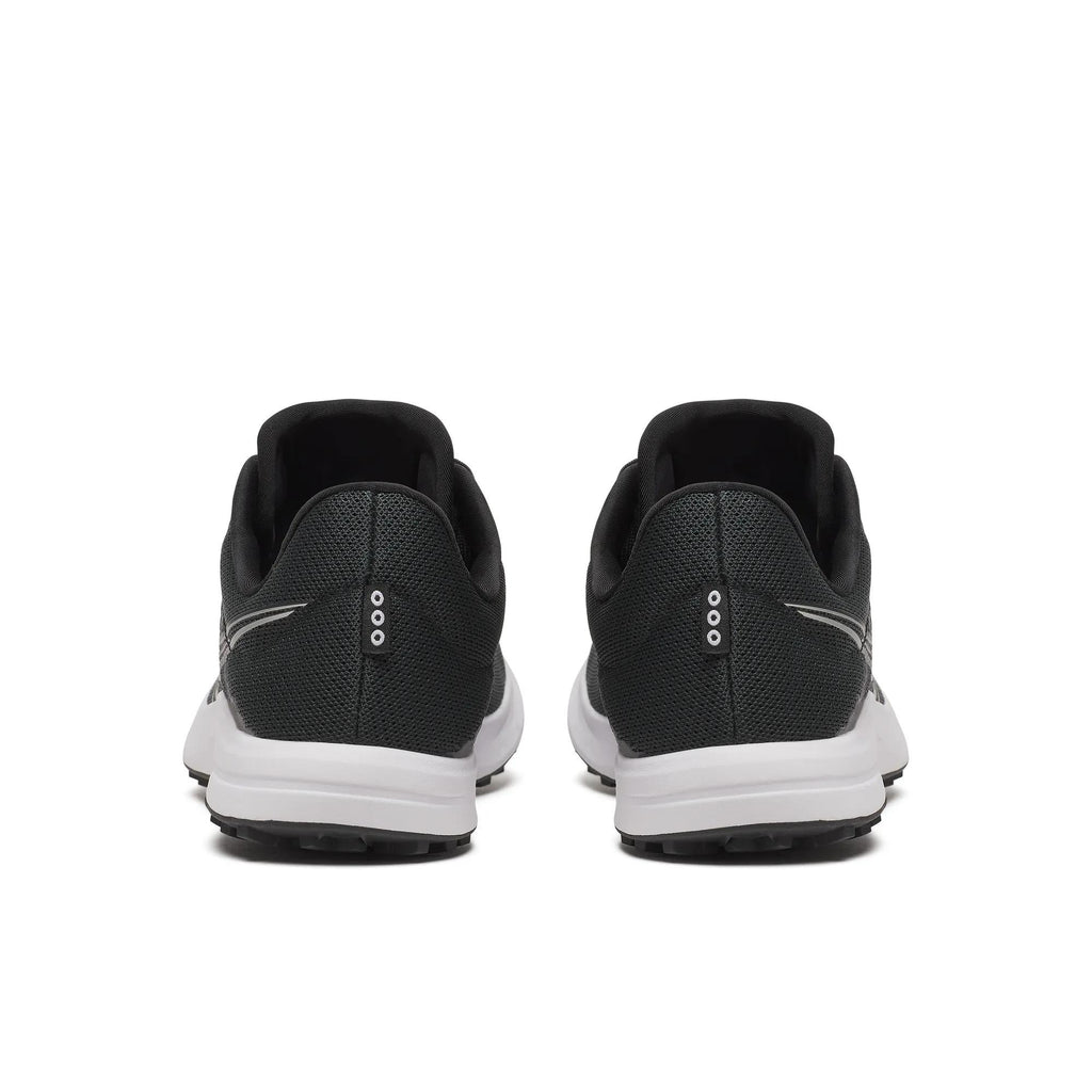 Unisex Saucony Kilkenny XC Spike 10 Black White - heel view
