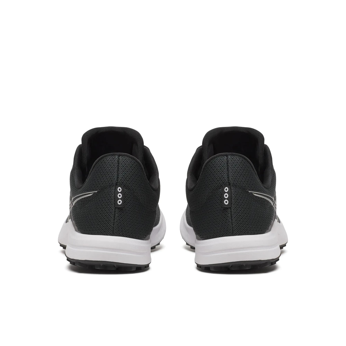 Unisex Saucony Kilkenny XC Spike 10 Black White - heel view