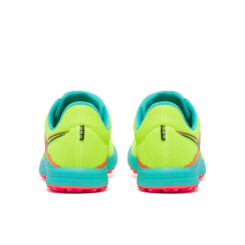 Unisex Saucony Kilkenny XC Spike 10 Citron Mutant - heel view