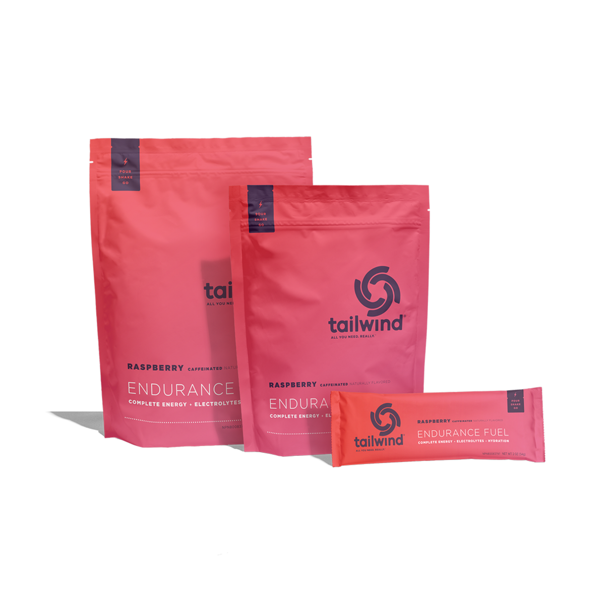 Tailwind Endurance Fuel 50 Servings Raspberry- Caffeinated view 4