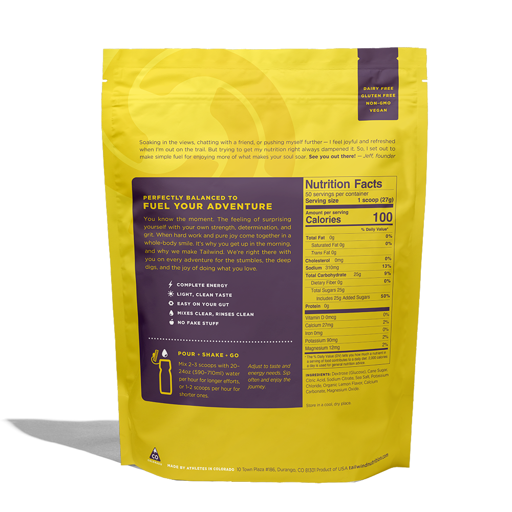 Tailwind Endurance Fuel 50 Servings Lemon view 4