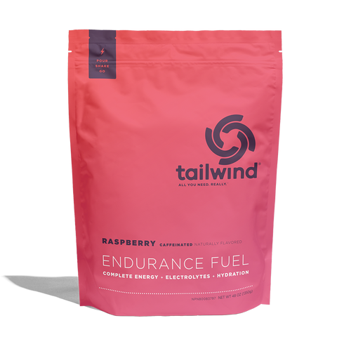 Tailwind Endurance Fuel 50 Servings Raspberry- Caffeinated hero