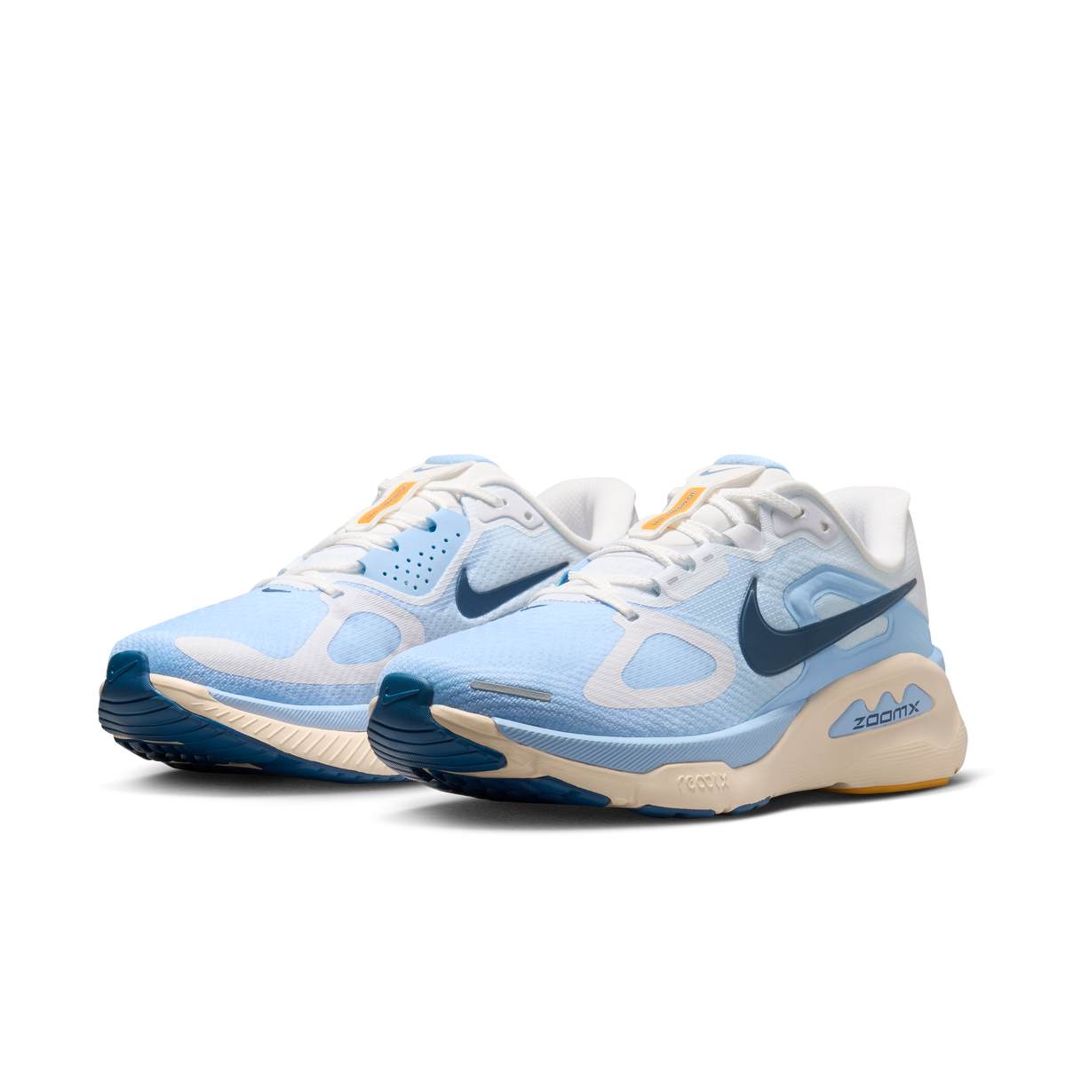 Women's Nike Structure Plus White / Mystic Navy-Aluminum view 5