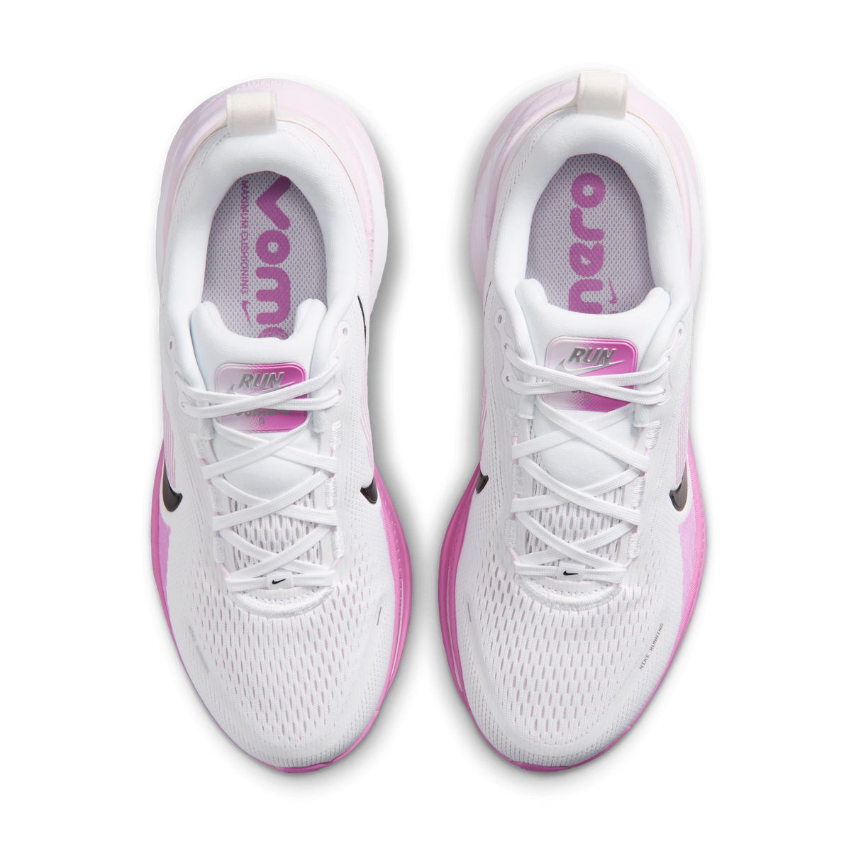 Women's Nike Vomero 18 White / Black - Bleached Lilac view 4