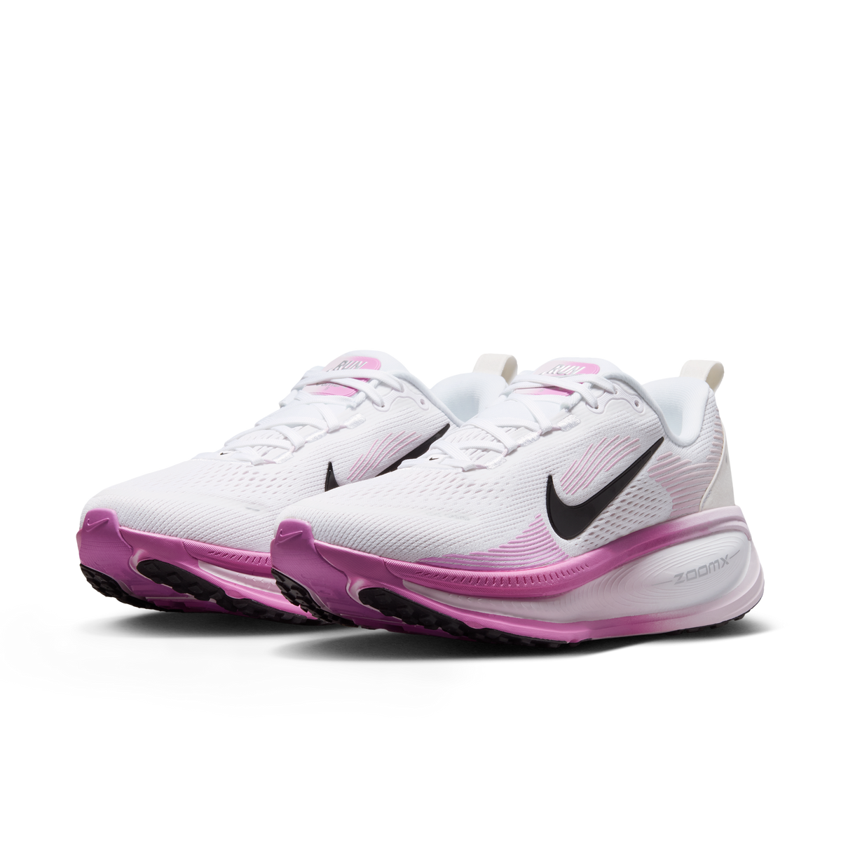 Women's Nike Vomero 18 White / Black - Bleached Lilac view 5