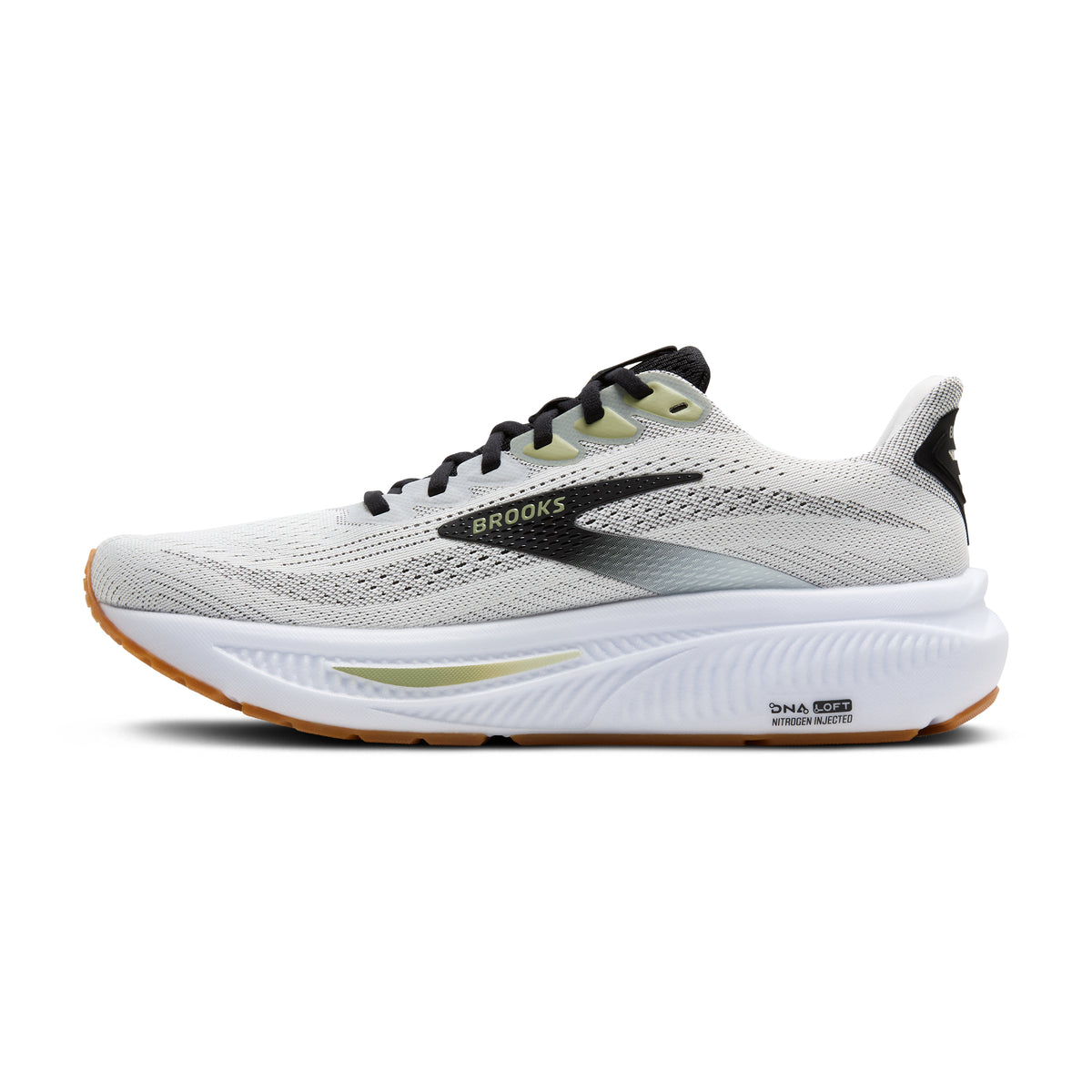 Men's Brooks Ghost 17 White / Black / Tea view 3
