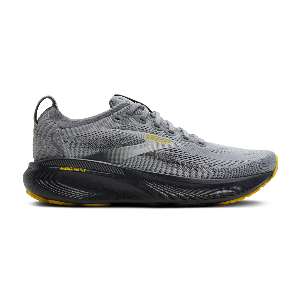 Men's Brooks Adrenaline GTS 25 (Wide 2E) Primer Grey / Ebony / Jasmin lateral