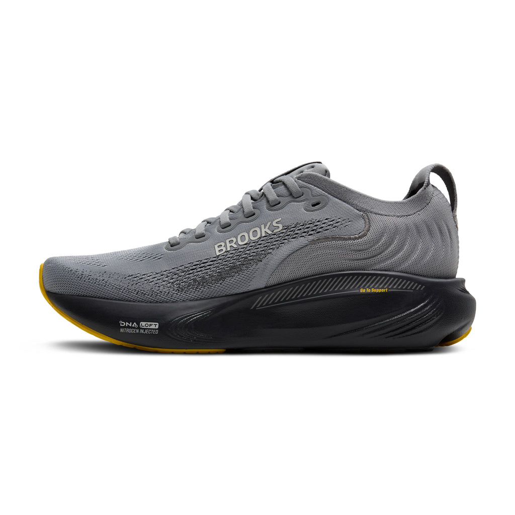 Men's Brooks Adrenaline GTS 25 (Wide 2E) Primer Grey / Ebony / Jasmin medial