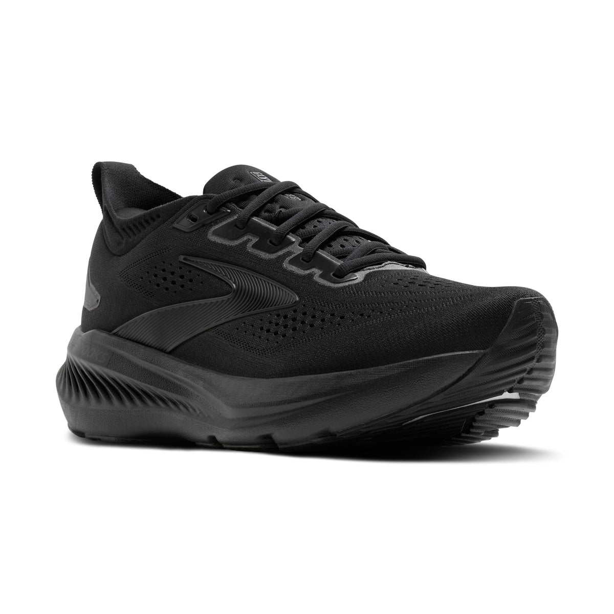 Men's Brooks Glycerin 23 Black / Black / Ebony pair angle